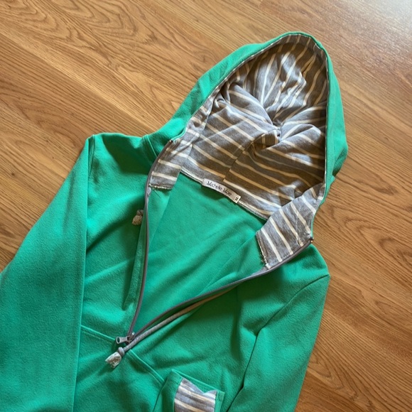 Boutique Women’s Teal/Green Half Zip Sweatshirt, Size M - Picture 3 of 6